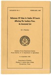 Forestry Bulletin No. 1: Reference of Values in Studies Affecting the Southern Pines, an Annotated List by R C. Thatcher