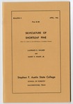 Forestry Bulletin No. 9: Silviculture of Shortleaf Pine by Laurence C. Walker and Harry V. Wiant Jr