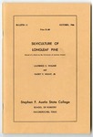 Forestry Bulletin No. 11: Silviculture of Longleaf Pine by Laurence C. Walker and Harry V. Wiant Jr.