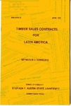 Forestry Bulletin No. 23: Timber Sales Contracts for Latin America