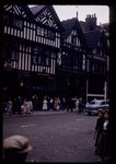 Half-timbered buildings in the Rows area of Chester by E. Deanne Malpass