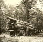 2400-372482 Chaining Log Load - Davy Crockett National Forest 1938