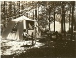 2351.3-7534 Tent Campers Ratcliff Lake - Davy Crockett National Forest 1964 by United States Forest Service