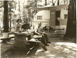 2351.3 Trailer Tourist Ratcliff - Davy Crockett National Forest 1964
