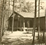 1310.4-372520 Construction Bathhouse DBL Lake CCC - Sam Houston National Forest 1938 by United States Forest Service
