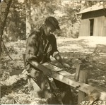 1310.4-372523 Draw Knife Split Shingle Bathhouse CCC - Sam Houston National Forest 1938 by United States Forest Service