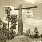 2360-372450 Portal Sign - Davy Crockett National Forest 1938 by United States Forest Service