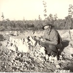 5600-372416 Inspecting Caliche Quarry - Angelina National Forest 1938 by United States Forest Service