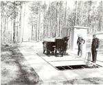 5600-T66-3 Engineers Inspect Sewage Treatment Plant Letney - Angelina National Forest 1966 by United States Forest Service
