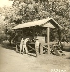 5100-372372 Fire Tool Boxes Shelter Milam - Sabine National Forest 1938