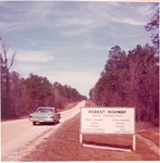 7100 T67-19 Forest HWY Harvey Creek - Angelina National Forest 1966 by United States Forest Service