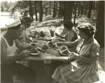 2351-2-T64-113 Picnic Bouton - Angelina National Forest 1961 by United States Forest Service