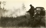5100-406554 Controlled Burn Holding Fired Line - Angelina National Forest 1938 by United States Forest Service
