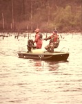 2351-4-04-02 Two Men Fishing Toledo Bend - Sabine National Forest 1970