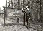 1650.5 T64-26 McElroy Checks Slash Record - Davy Crockett National Forest 1964 by United States Forest Service
