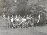 1650.5 T64-66 Boy Scout Troop Bossier Erect Monument - Sabine National Forest 1960 by United States Forest Service