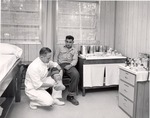 1310-8236 Corpsman Gonzales Receiving Medical Treatment - Sam Houston National Forest 1965