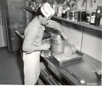 1310-514551 Corpsmen Learn Meal Prep - Sam Houston National Forest 1966