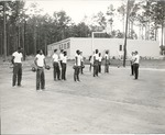 1310-515388 Corpsman Learning Weight Lifting - Sam Houston National Forest 1966 by United States Forest Service
