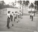 1310-515520 Peterson Demonstrates Weightlifting - Sam Houston National Forest 1966