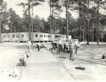 1310 T66-33 Corpsmen Using Concrete Finish Walkway - Sam Houston National Forest 1966