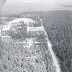 1310 T67-10 Aerial View New Waverly Job Corps Center - Sam Houston National Forest 1966 by United States Forest Service