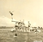2351-372306 Bathers Float Ratcliff - Davy Crockett National Forest 1938 by United States Forest Service