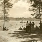 2351-372318 Ratcliff Lake Path Bathhouse - Davy Crockett National Forest 1938 by United States Forest Service