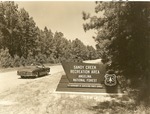 2350 508556-7515 Entrance Sign Sandy Creek - Angelina National Forest 1964