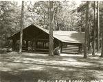 2330-T64-435 Shelter Boykin Springs - Angelina National Forest 1960 by United States Forest Service